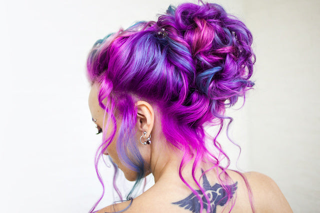 Coloriertes Haar
