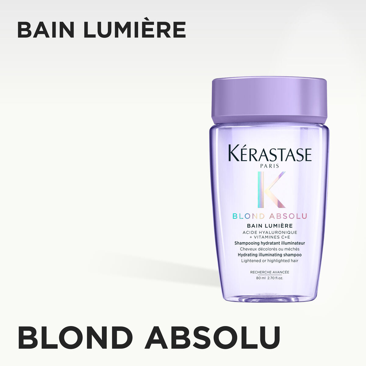 Kérastase Blond Absolu Bain Lumière Mini 80 ml – Produktdetail der Kérastase Blond Absolu Pflege