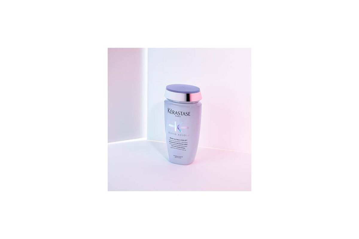 Kérastase Blond Absolu Bain Ultra-Violet Shampoo 250 ml – Detailansicht und Anwendung