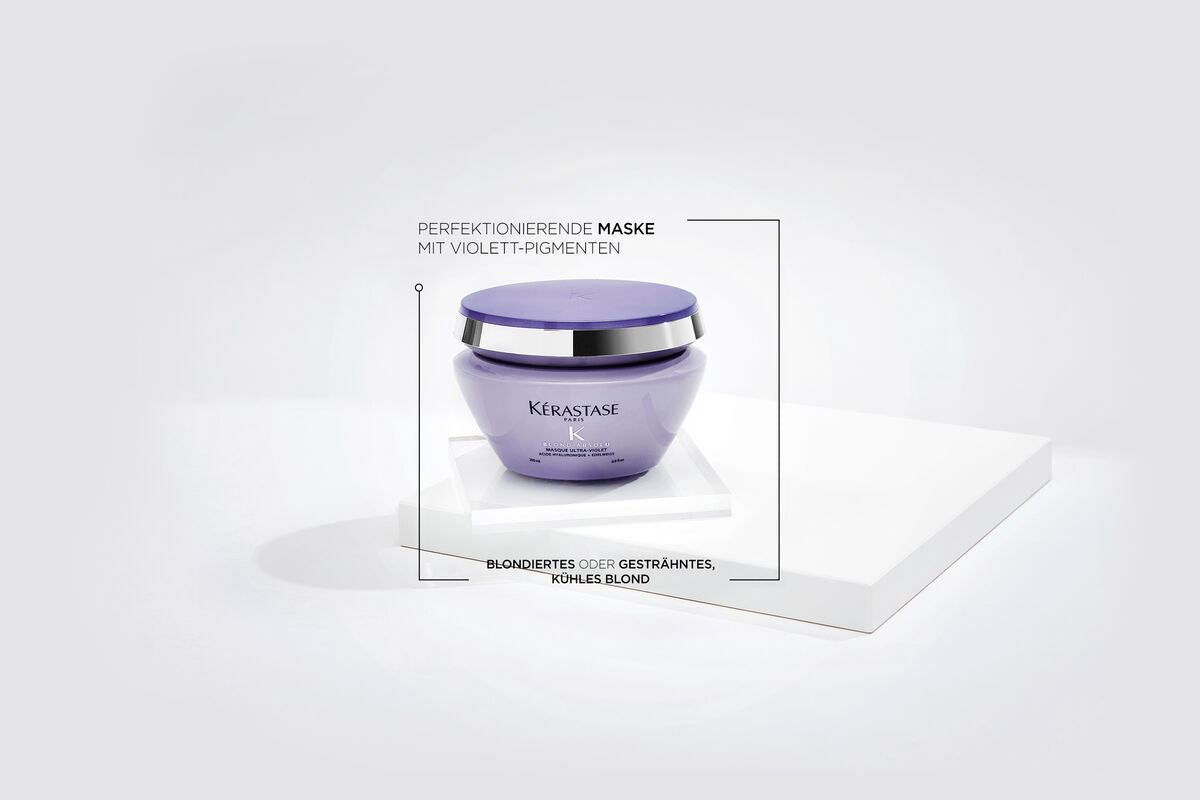 Kérastase Blond Absolu Masque Ultra-Violet 200 ml – Anti-Gelbstich für blondiertes Haar