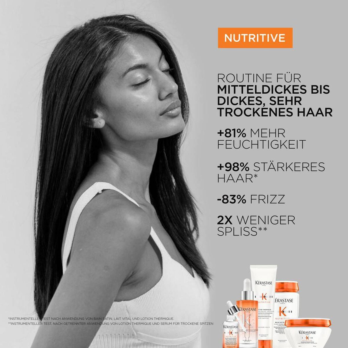 Kérastase Nutritive Bain Satin Riche Shampoo 250 ml – Kérastase Nutritive Pflege für trockenes Haar