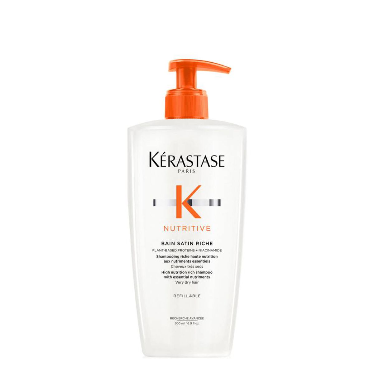 Kérastase Nutritive Bain Satin Riche Shampoo 500 ml – offizielle Produktansicht