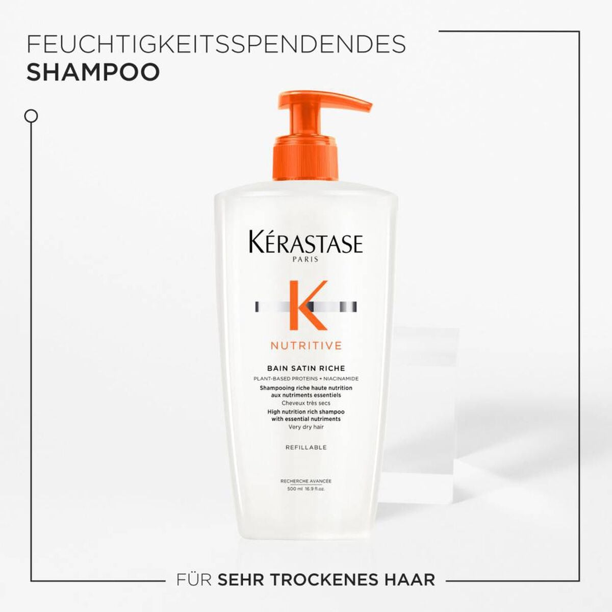 Kérastase Nutritive Bain Satin Riche Shampoo 500 ml – Produktansicht