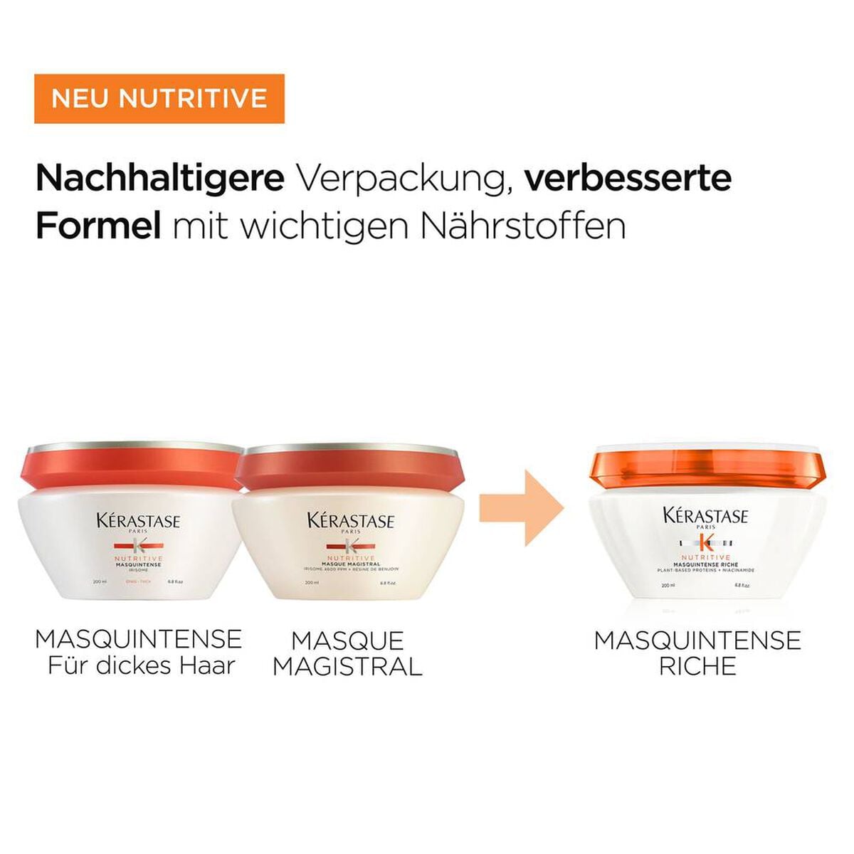 Kérastase Nutritive Masquintense Riche 200 ml – Nutritive Produktvorteile für trockenes Haar