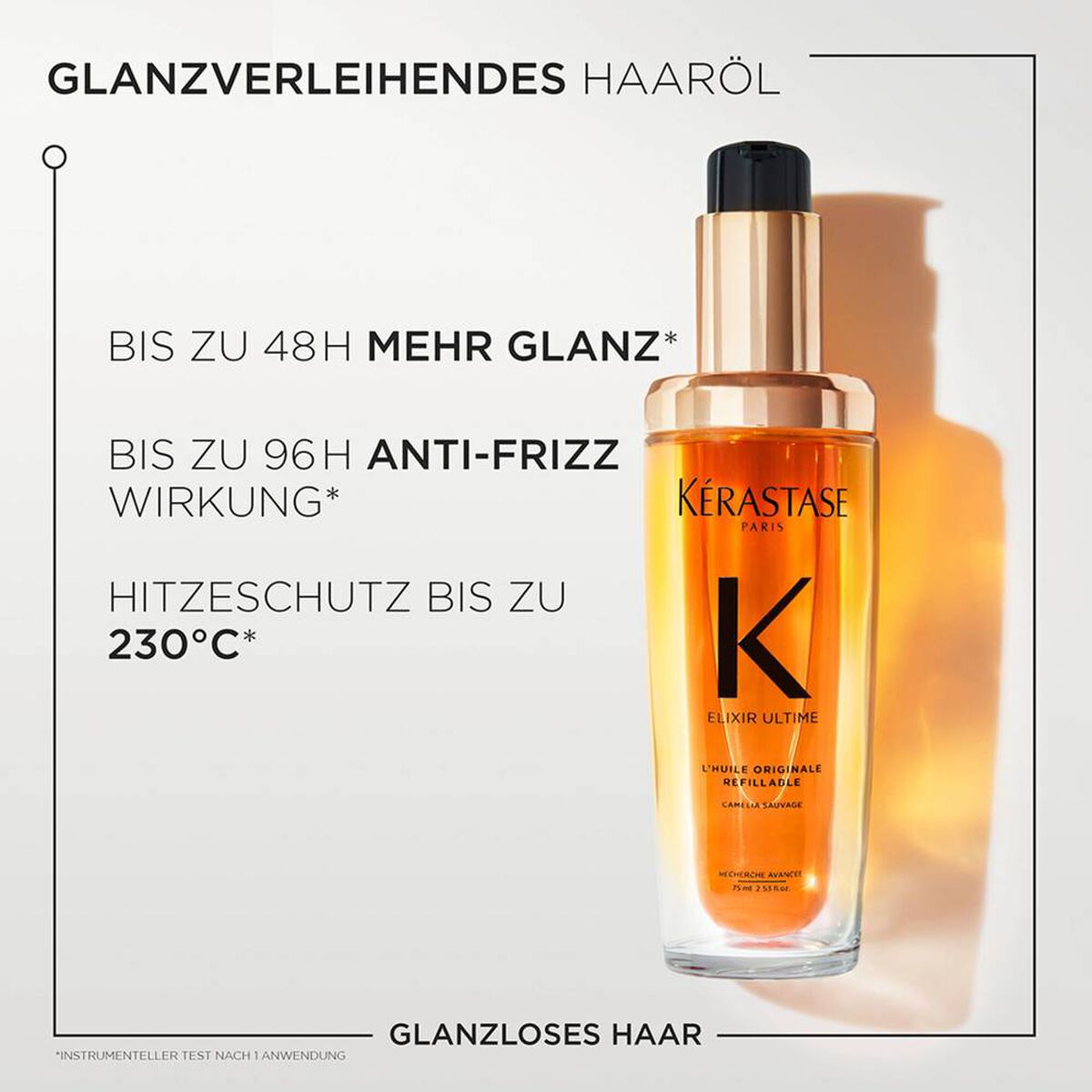 Kérastase Elixir Ultime L’Huile Originale Fullpack 75 ml – Anwendung und Glanz