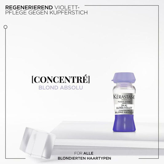 Kérastase Fusio-Dose Concentré Ultra-Violet Ampulle für kühles Blond“