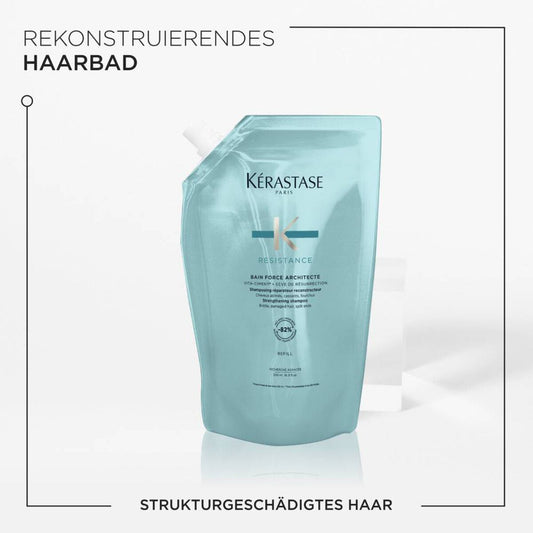 Kérastase Résistance Bain Force Architecte Refill Pouch 500 ml – Produktansicht