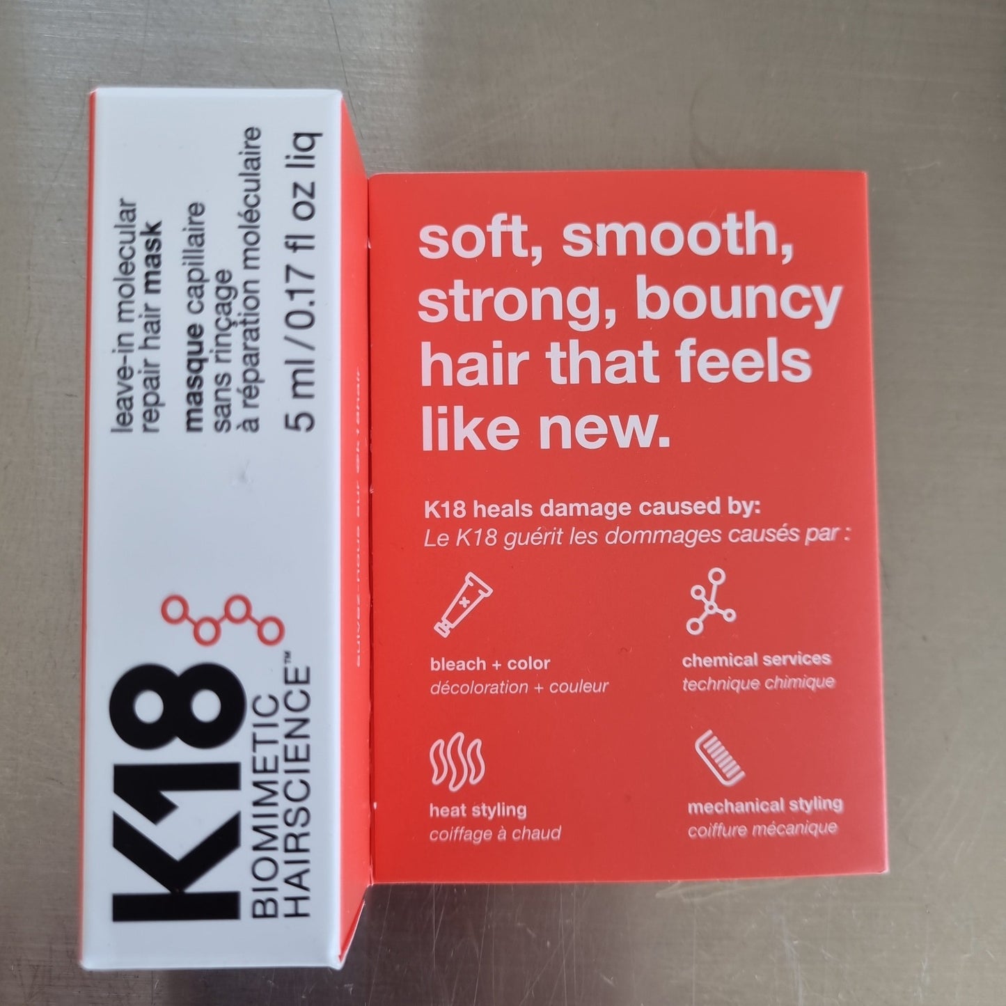 K18 Leave-In Molecular Repair Hair Mask 5 ml