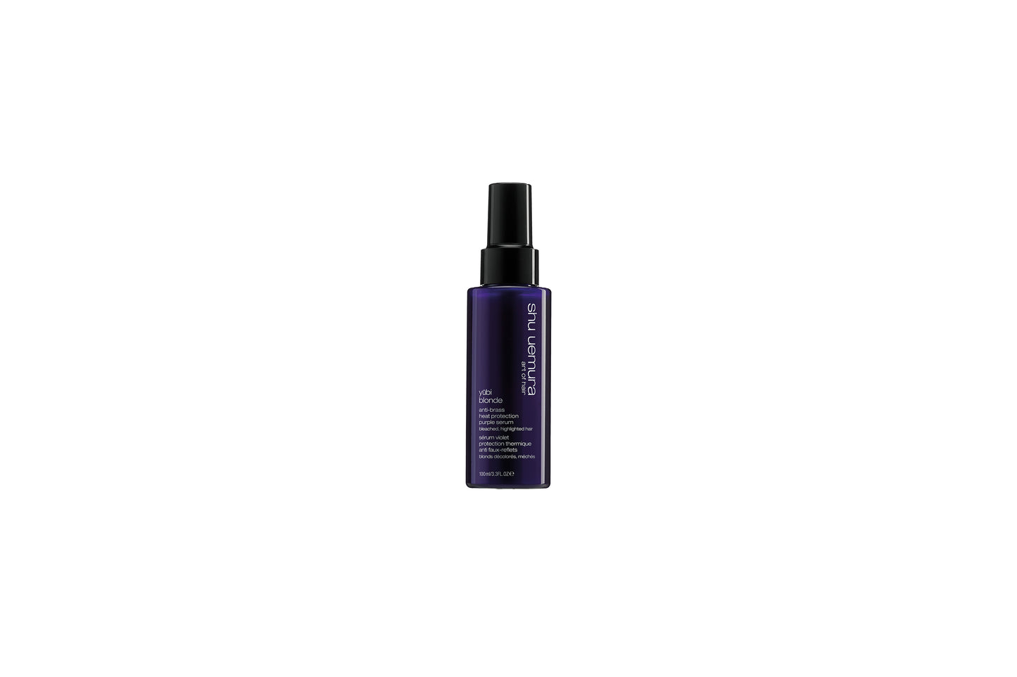 Shu Uemura Yūbi Blonde Anti-Brass Heat Protection Purple Serum 100 ml